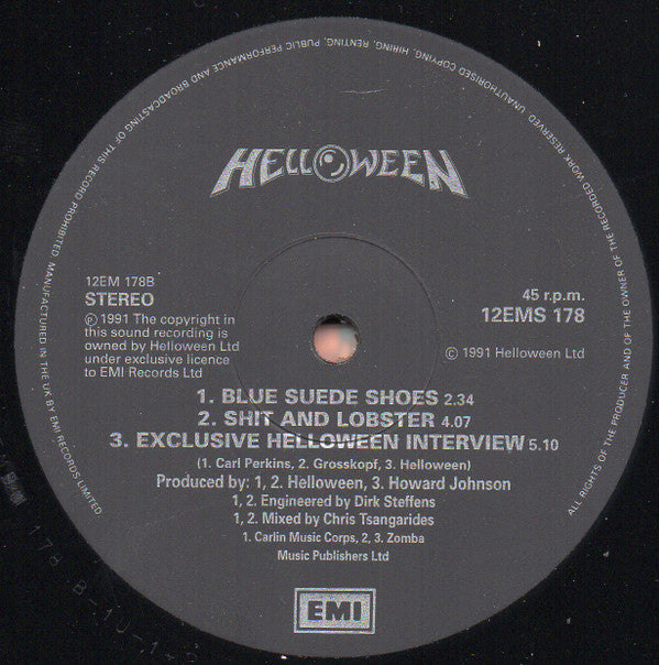 Helloween : Kids Of The Century (12", Single, Ltd)