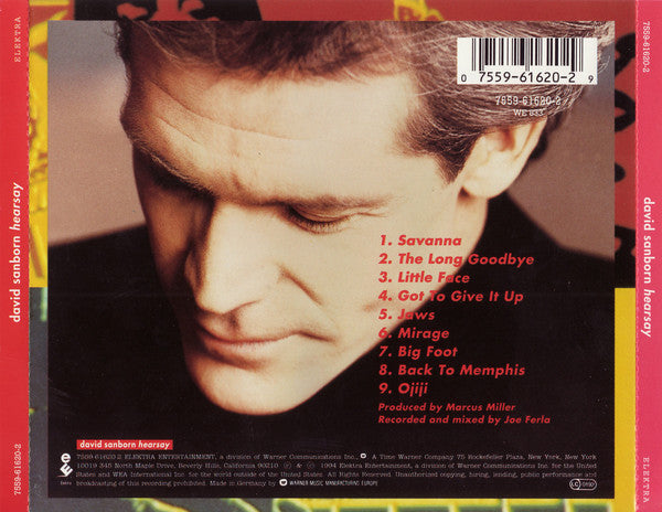 David Sanborn : Hearsay (CD, Album)