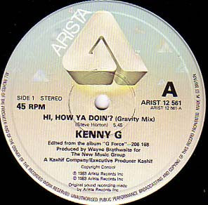 Kenny G (2) : Hi, How Ya Doin'? (12")