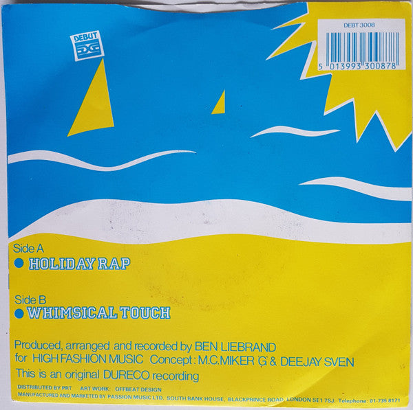 MC Miker G. & DJ Sven : Holiday Rap (7", Single, Sol)