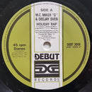MC Miker G. & DJ Sven : Holiday Rap (7", Single, Sol)