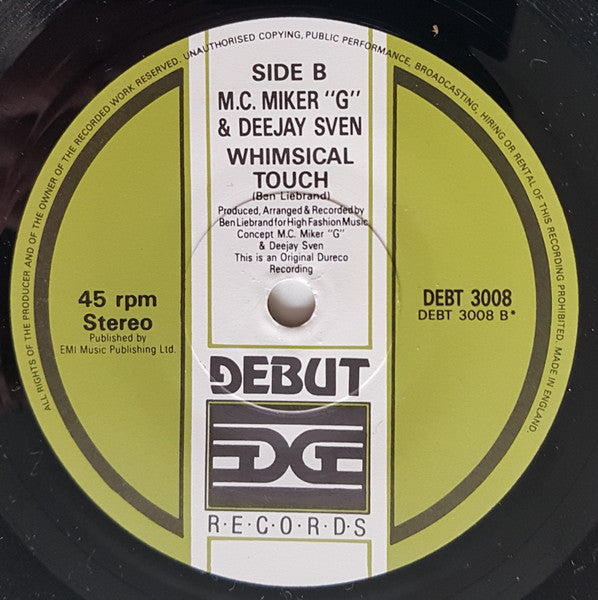 MC Miker G. & DJ Sven : Holiday Rap (7", Single, Sol)