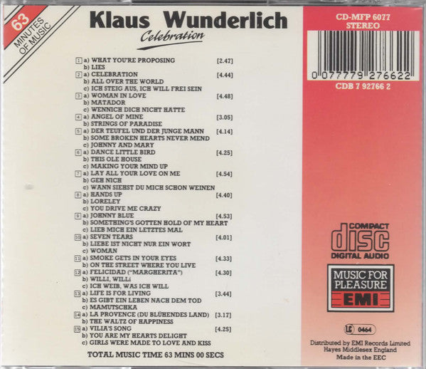 Klaus Wunderlich : Celebration (CD, Comp)