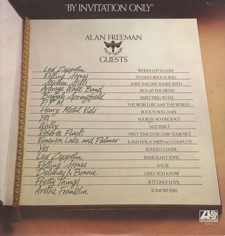 Various : By Invitation Only - Alan Freeman Pick Of The Pops Guests (2xLP, Comp)
