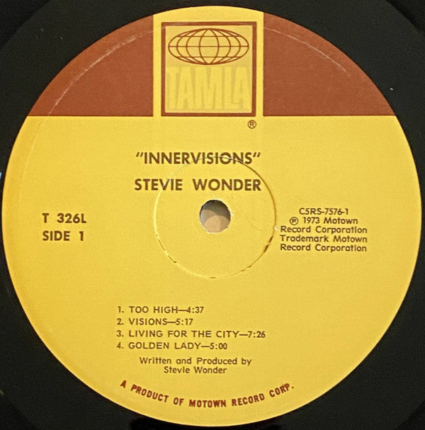 Stevie Wonder : Innervisions (LP, Album, RE, Hol)