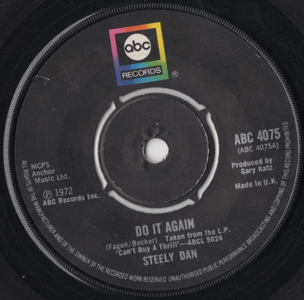 Steely Dan : Do It Again (7", Single, RE)