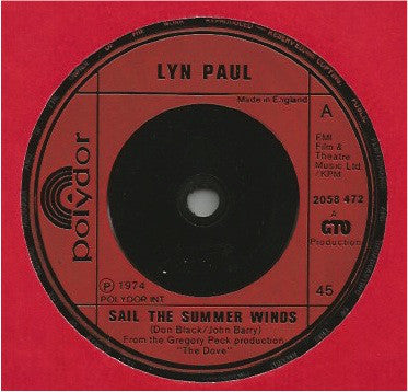 Lyn Paul : Sail The Summer Winds (7")