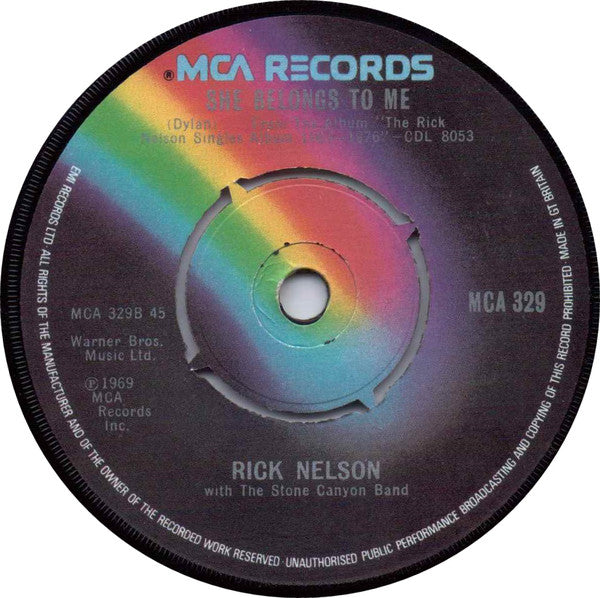 Rick Nelson & The Stone Canyon Band : Garden Party (7")