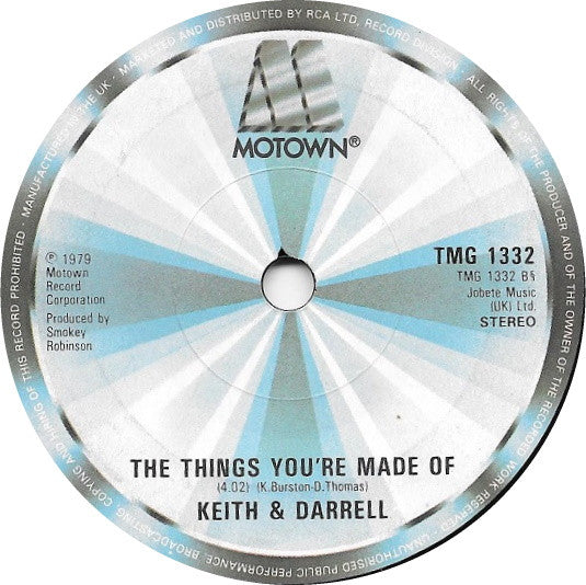 Keith & Darrell : Work That Body (7", Single)
