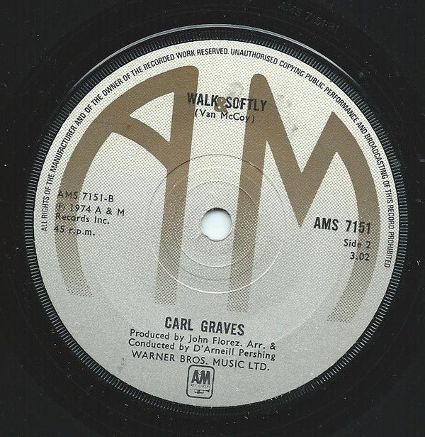 Carl Graves : Baby Hang Up The Phone (7", Single)