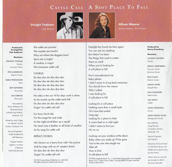 Various : The Horse Whisperer (Songs From And Inspired By The Motion Picture) (HDCD, Album)