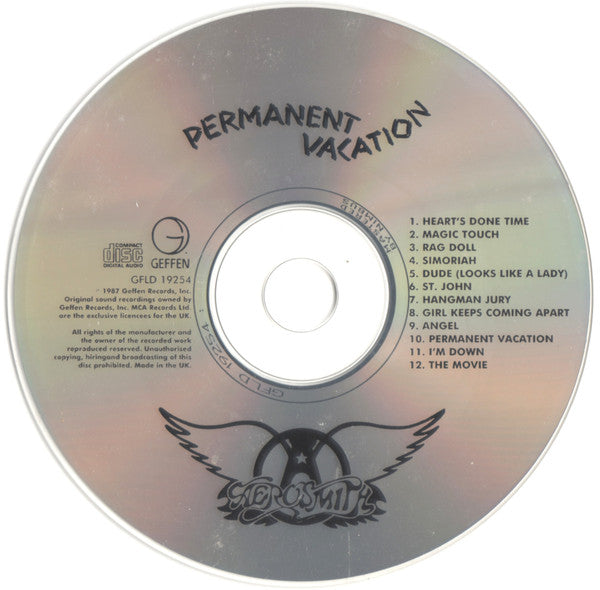 Aerosmith : Permanent Vacation (CD, Album, RE)