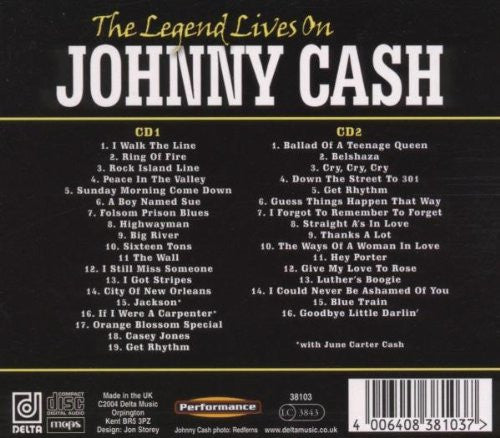 Johnny Cash : The Legend Lives On (2xCD, Comp)