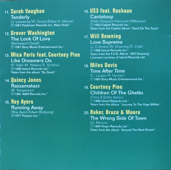 Various : After Midnight:  Another 20 Cool Cuts On The Lighter Side Of Jazz (CD, Comp)