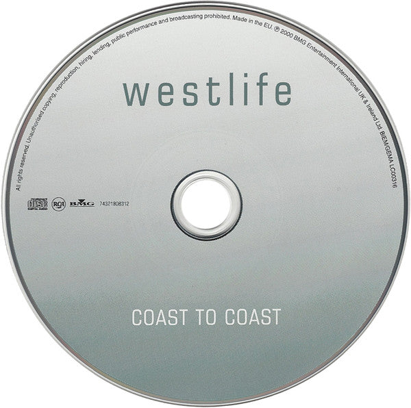 Westlife : Coast To Coast (CD, Album)