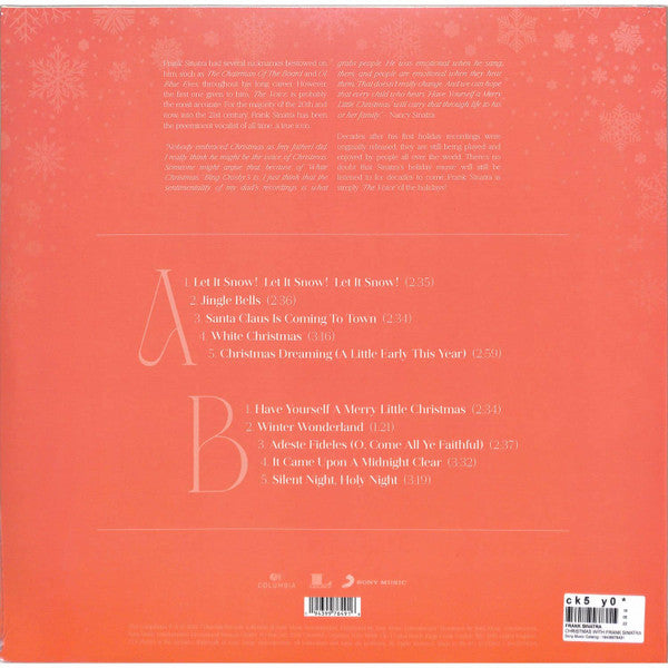 Frank Sinatra : Christmas With Frank Sinatra (LP, Comp, Ltd, Whi)