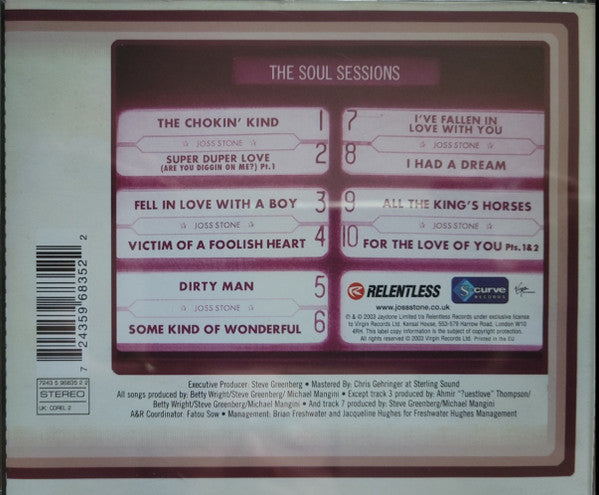Joss Stone : The Soul Session (CD, Album)
