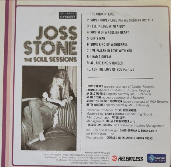 Joss Stone : The Soul Session (CD, Album)