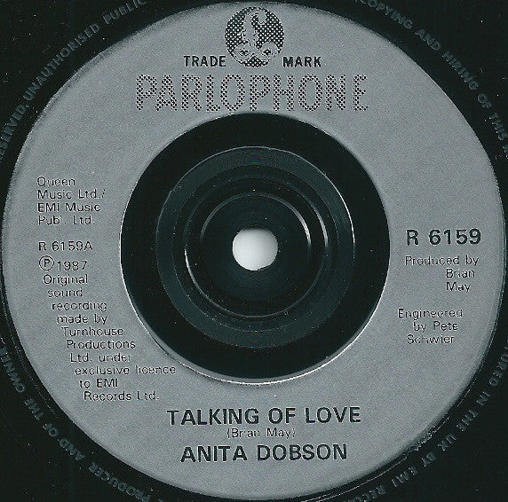 Anita Dobson : Talking Of Love (7", Single)