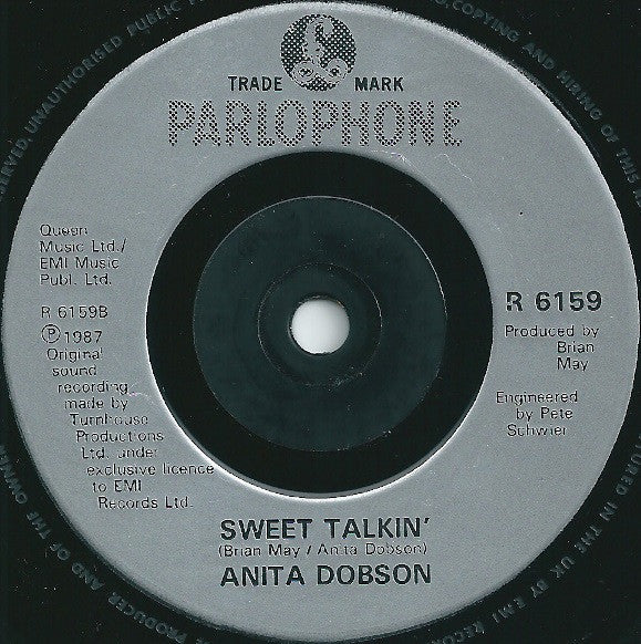 Anita Dobson : Talking Of Love (7", Single)