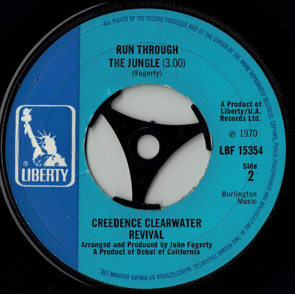 Creedence Clearwater Revival : Up Around The Bend (7", Single, Lar)