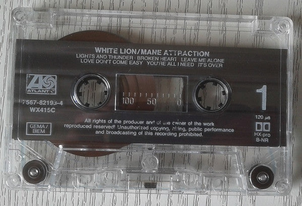White Lion : Mane Attraction (Cass, Album, HX-)