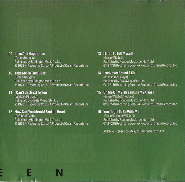 Al Green : Al (CD, Comp)