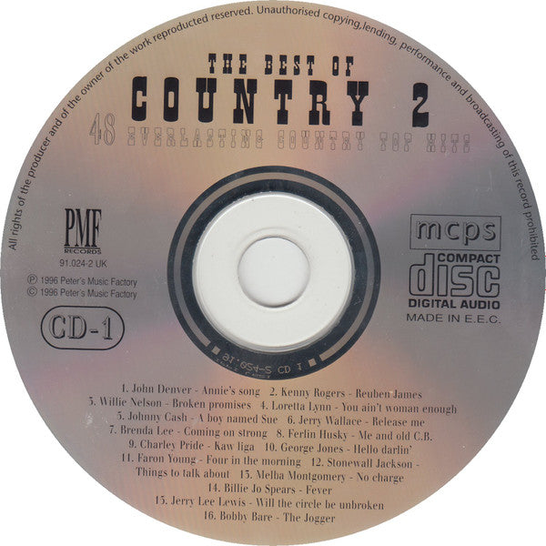 Various : The Best Of Country 2 (3xCD, Comp)