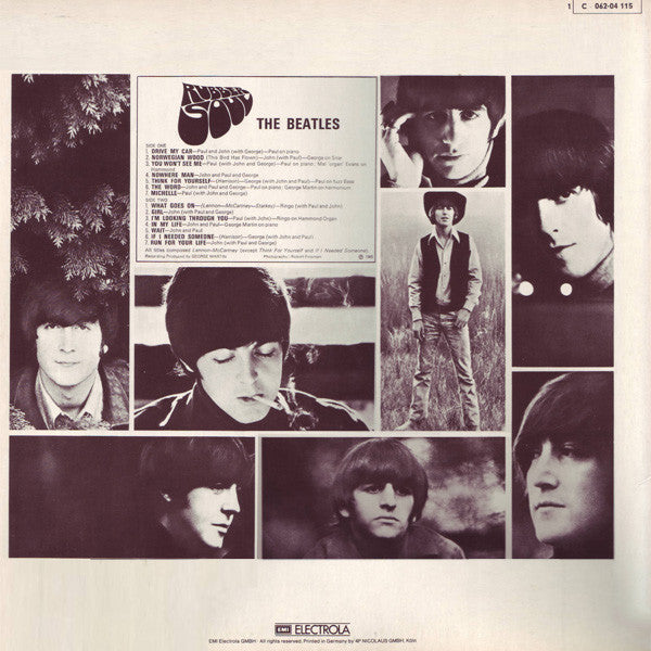 The Beatles : Rubber Soul (LP, Album, RE, Cir)