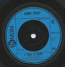 Sandy Posey : The Single Girl (7", Single, RE)