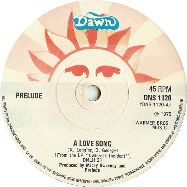 Prelude (3) : A Love Song (7", Single)