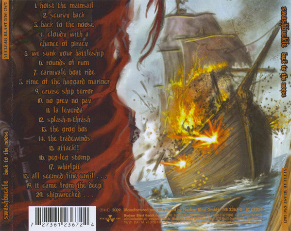Swashbuckle : Back To The Noose (CD, Album, O-C)