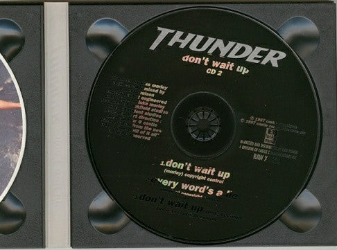 Thunder (3) : Don't Wait Up (CD, Single, Ltd, CD2)