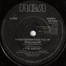 Rick Astley : Never Gonna Give You Up (7", Single)