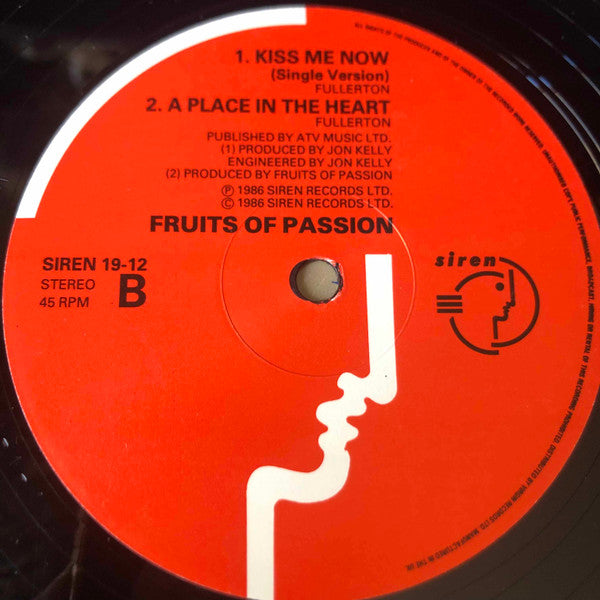 Fruits Of Passion : Kiss Me Now (12")