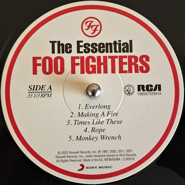 Foo Fighters : The Essential (2xLP, Comp, GZ )