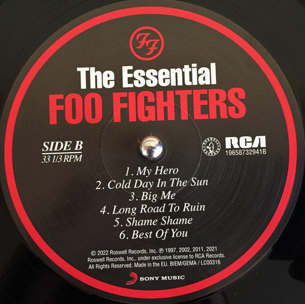 Foo Fighters : The Essential (2xLP, Comp, GZ )