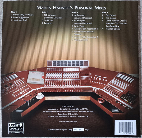 Joy Division : Martin Hannett's Personal Mixes (2xLP, Ltd, Num, RE, Unofficial, Mil)