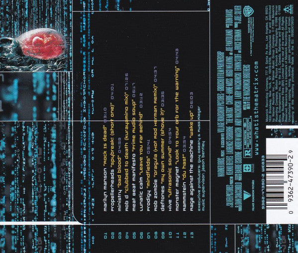 Various : The Matrix (Music From The Motion Picture) (CD, Comp, RP)