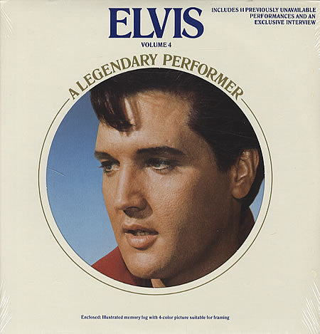 Elvis Presley : A Legendary Performer   Volume 4 (LP, Album)