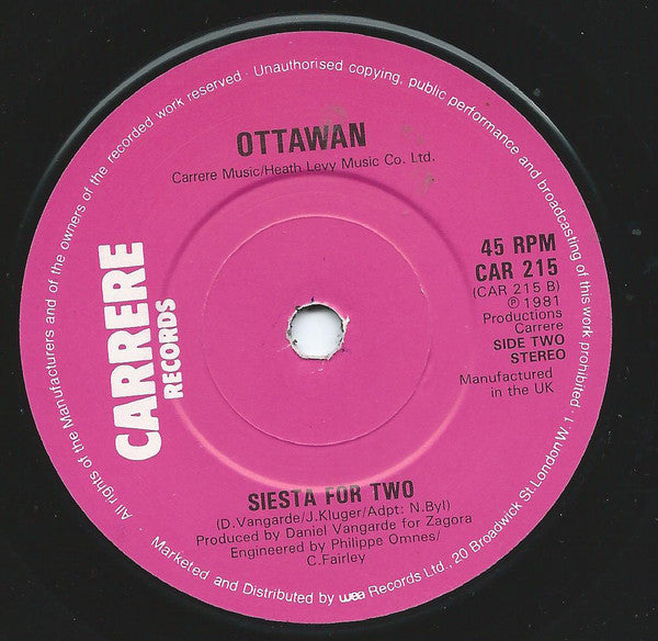 Ottawan : Help, Get Me Some Help! (7", Single)