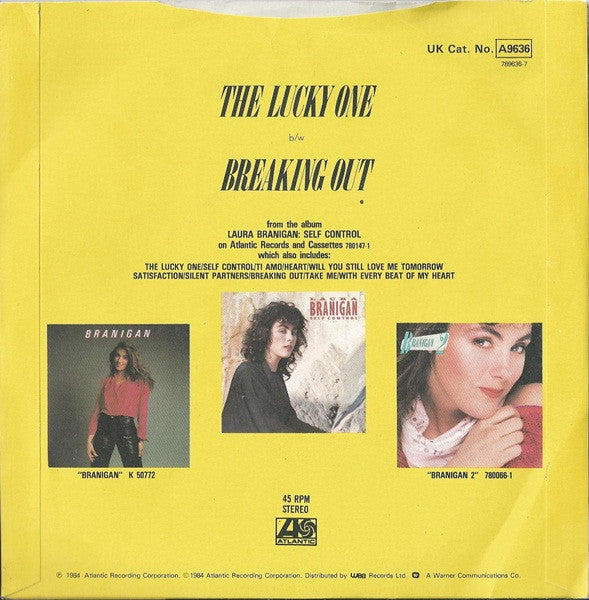 Laura Branigan : The Lucky One (7", Single)