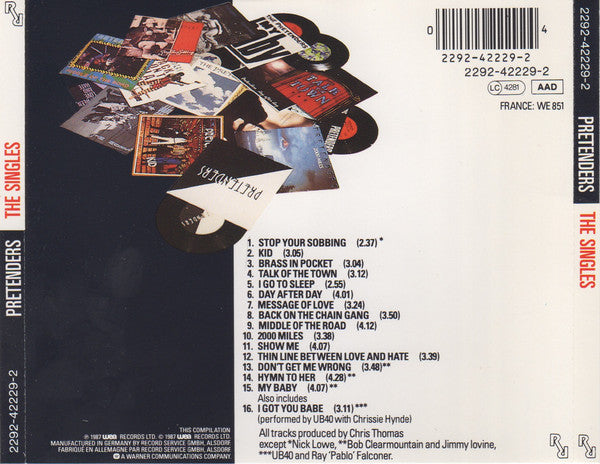 The Pretenders : The Singles (CD, Comp, RE, WME)