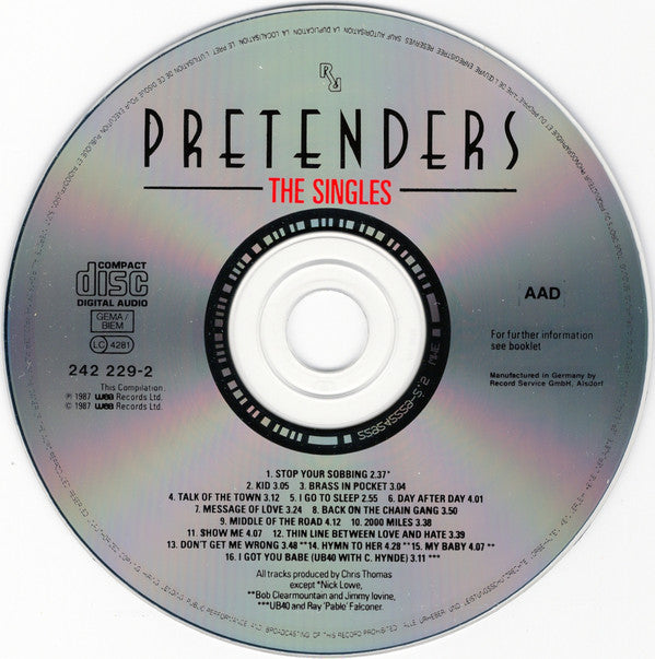 The Pretenders : The Singles (CD, Comp, RE, WME)