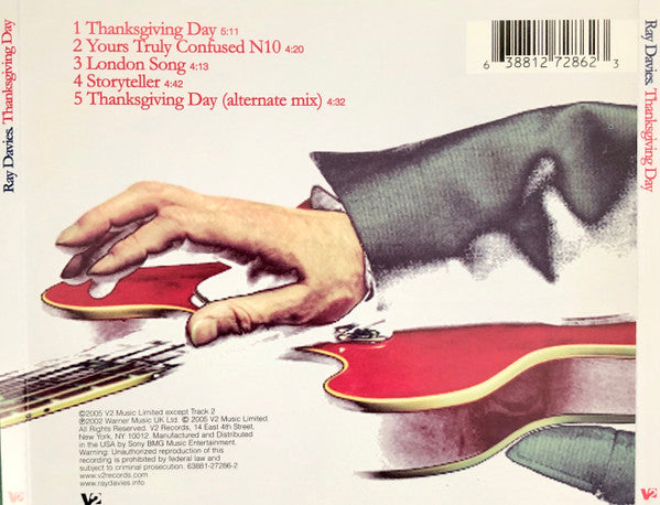 Ray Davies : Thanksgiving Day (CD, EP)