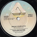 Taylor Dayne : Prove Your Love (7", Single)