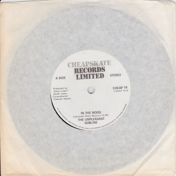 The Unpleasant Goblins : In The Moog (7")