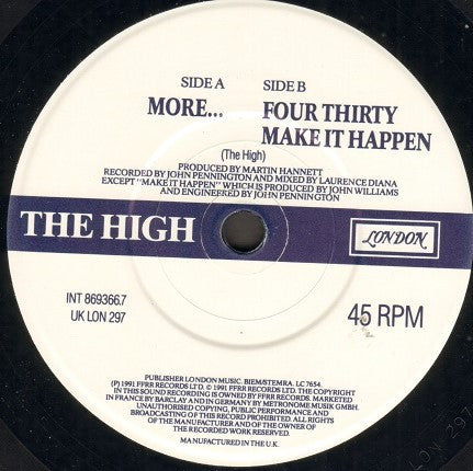 The High : More... (7", EP, Gat)