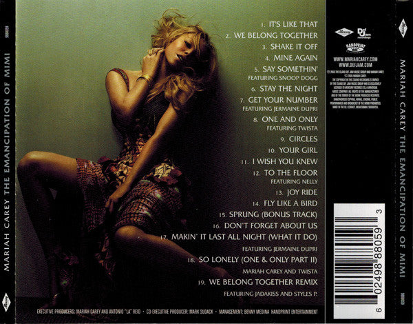 Mariah Carey : The Emancipation Of Mimi (CD, Album, S/Edition, Pla)