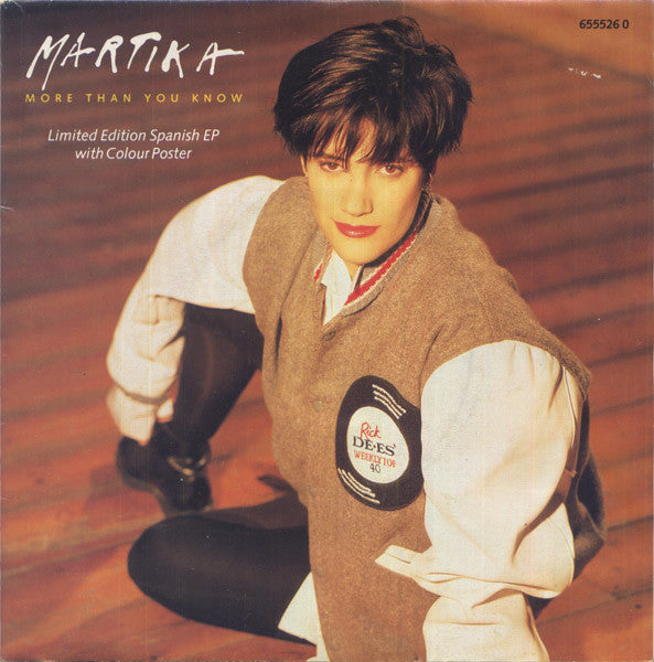 Martika : More Than You Know (7", EP, Ltd, Pos)